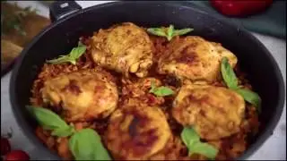 Курица с рисом!Рецепт.