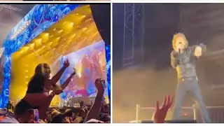 A Fan Flashes The Rolling Stones in Santa Clara, California on 7/17/24