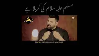 Karbala Ka Phla Shaheed | 9 Zilhaj WhatsApp Status | MUSLIM KI KARBALA  Mesum Abbas New Nohay _1080p