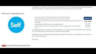"Self Financial Credit Builder Account: Build Credit While You Save!"