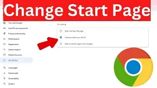 I Changed My Google Chrome Startup Page