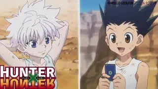 Gon and Killua vs Greed Island Monsters (dub)