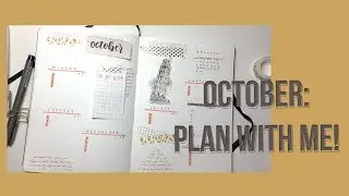 PLAN WITH ME // OCTOBER BULLET JOURNAL | cllalagram