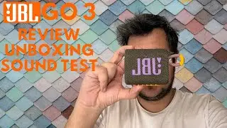 JBL Go 3 Bluetooth Speakers Review and Sound Test