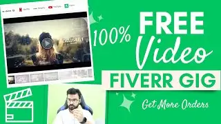 How To Create Video For Fiverr Gig (100% FREE) Professional VIDEO GIG