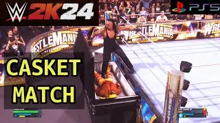 WWE2K24 Casket Match | Undertaker Vs Hulk Hogan  |  PS5 Gameplay