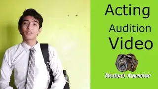 Acting Audition video || Student Character|| Hindi Monologue|| Male script.