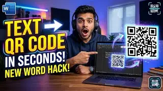MS Word में Text ko QR Code में कैसे Convert करे 