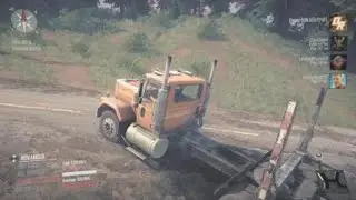 What not to do with a winch! Spintires Mudrunner