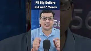 FII Big Sellers in Last 3 Years #fii #dii #equity #selling #stockmarket