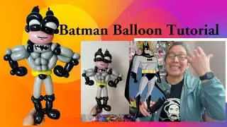 Batman balloon tutorial