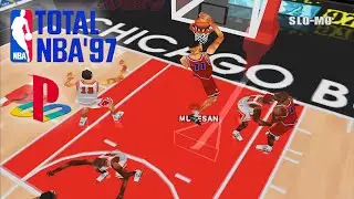 Total NBA '97 (PS1) Chicago Bulls Vs. Washington!