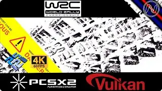 WRC - World Rally Championship | PCSX2 1.7 | Vulkan Settings | 4K 60FPS