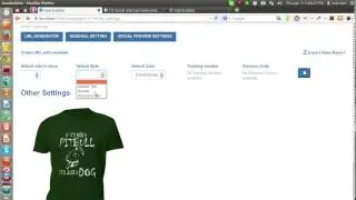 Social share preview and description settings on gearbubble