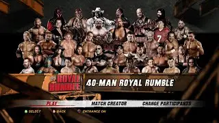 WWE '12 | 40-Man Royal Rumble