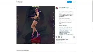 Sombra Collectible 3d Printed