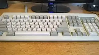 Chicony KB-5191 review (Mitsumi miniature mechanical yellow)