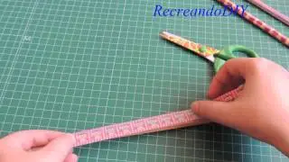 DIY Decora tus lapiceros con Washitape.
