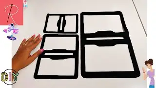 GABARITO TRIO DE CARTEIRAS 🌟 COSTURA CRIATIVA 🌟 CANAL DA ROSA