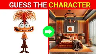 Guess The Inside Out Character By Their Bedrooms | Inside Out 2 Movie Quiz