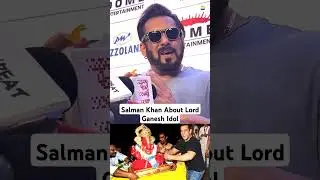#SalmanKhan talks about Lord #Ganesh Idol at Eco-friendly Celebration #ganeshchaturthi