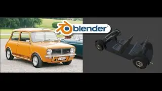 Modelling a Mini for 3D printing in Blender - Seating - P2 - Part 46