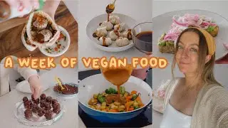 WHAT I EAT IN A WEEK 🧡 vegan! (easy home-cooked meals)