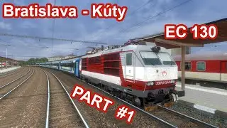 OpenRails CZ/SK - EC 130 - Bratislava - Kúty - ZSSK 350 015-4 //Časť 1.//
