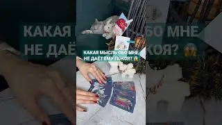 КАКАЯ МЫСЛЬ ОБО МНЕ НЕ ДАЁТ ЕМУ ПОКОЯ? 😱~ Таро онлайн расклад 🫂