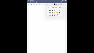 GoodNotes – Farben und Strichstärken einstellen