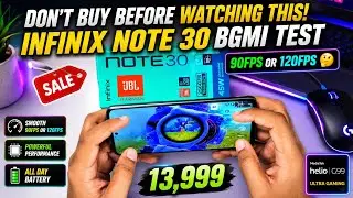 infinix note 30 5g Bgmi Test 😍 with fps meter 🔥 Buy or not