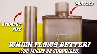 A Muffler That Flows Better Than a Straight Pipe?!? We Have the Flowbench Test Results