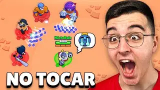 PROHIBIDO TOCAR a LOS ENEMIGOS en BRAWL STARS 😱🚫 Reto Extremo 💀