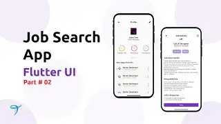 Job Search App UI | Part 2 | Flutter UI | Speed Code | Technofolk