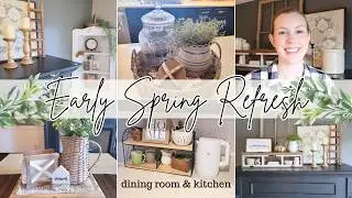 EARLY SPRING REFRESH: KITCHEN & DINING ROOM DECORATING 🌼