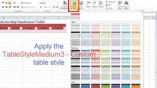 Microsoft Excel: How to Modify a Table Quick Style