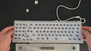 GAMAKAY K77 Gateron Yellow - ASMR & TEARDOWN
