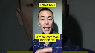 Phrasal Verb - TAKE OUT - English Vocabulary 