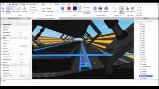 Roblox Studio Speed Builds 2017: Futuristic Walk-way Showcase