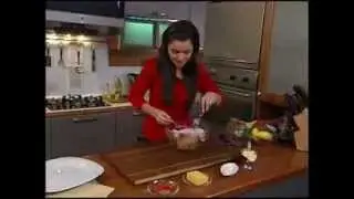 Запеченная курица с манго