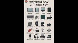 Technology vocabulary | IT vocabulary | English vocabulary learning | English Notes