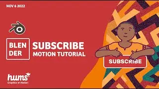 Blender Tutorial | Grease Pencil | Subscribe Button