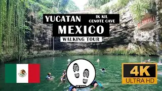 Yucatan Ik Kil Cenote Cave - Mexico - Walking Tour