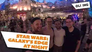Star Wars Land At Night