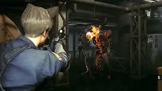 FULLY UPGRADED Lightning Hawk vs ALL Bosses | Resident Evil 2 REMAKE