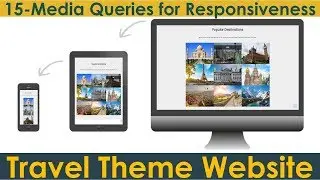 15/15: Media Queries for Responsive Design | Create Responsive Website Using HTML5 and CSS3 Only