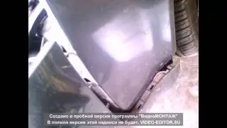 как снять бампер на ауди а4 б6