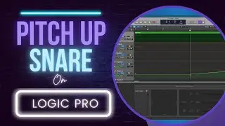 HOW TO PITCH UP SNARE in LOGIC PRO Using AUTOMATION 