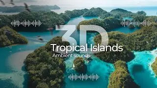 3D Ambient Sound Immersive Audio Experience  | TROPICAL ISLAND | Nature sounds for relaxing