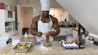 BOLO DE FARINHA DE ARROZ COM BANANA PROTEICO DO PANTERA